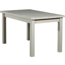 Jedálenský stôl ST28 140x80+40 dub craft biely