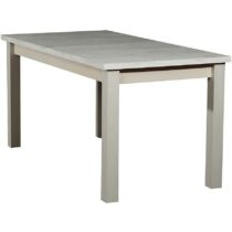 Jedálenský stôl ST28 160x80+40 dub craft biely