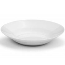 Keramický okrúhly tanier hlboký 23cm biely