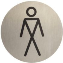 Označenie WC pánske inox