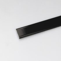 Profil plochý hliníkový práškový čierny 20x2x1000