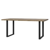 Stôl Haruki Alpský Smrek/čierny/kov