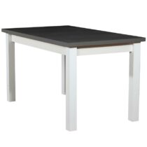 Stôl ST28 140X80+40 grafit/biely